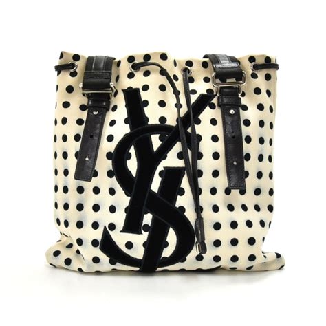 polka dot ysl bag|Yves Saint Laurent .